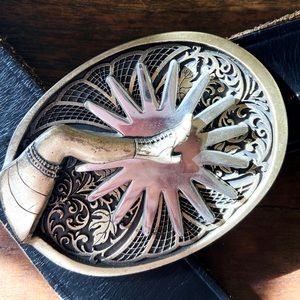 Ultra Rare Halloween The Gal Leg Marty McFly Belt Buckle